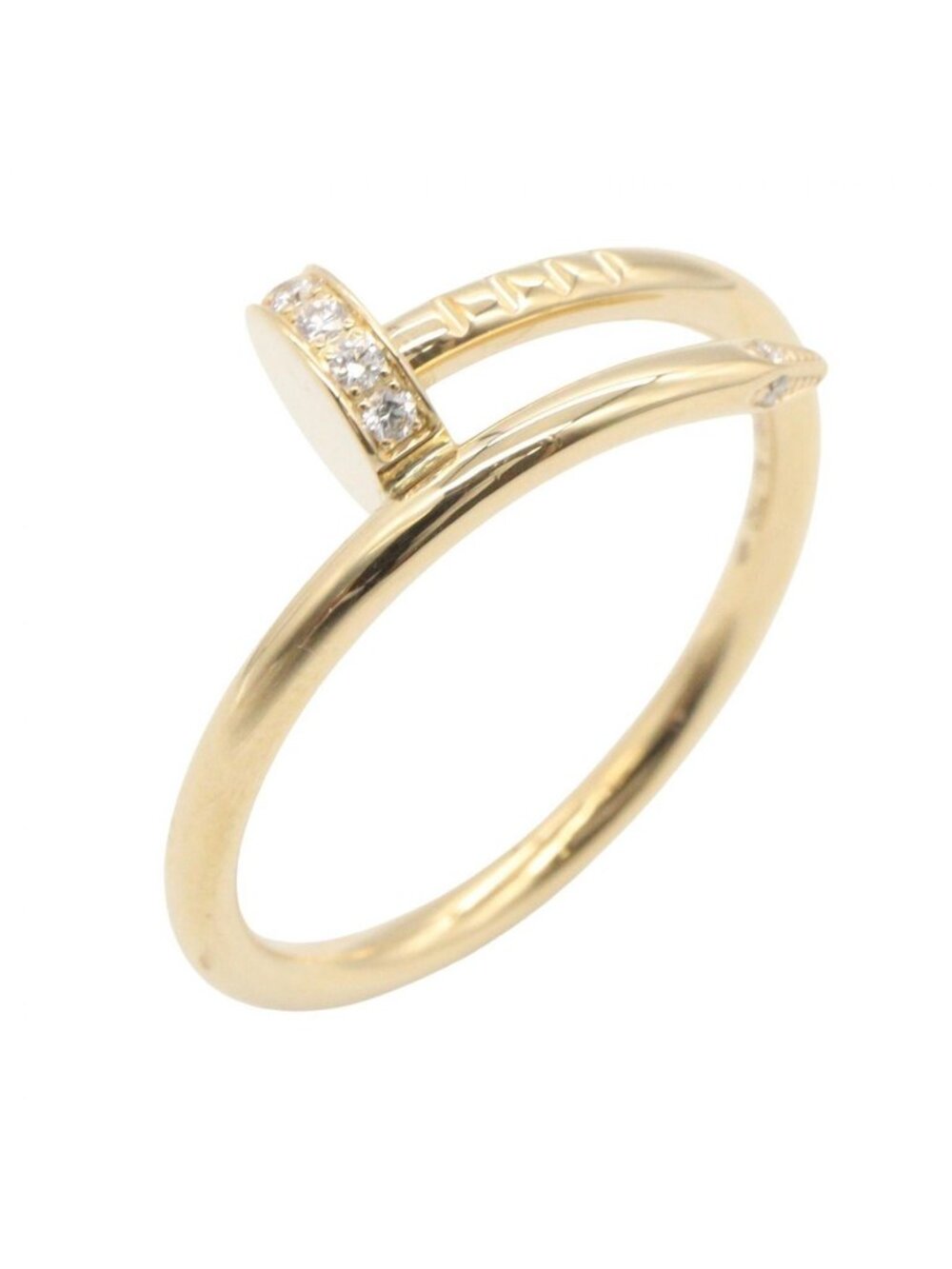 Cartier Ring Juste Un Clou Diamond Small 18k Pink Gold